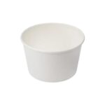 28 oz. White Paper Food Container, 142 mm