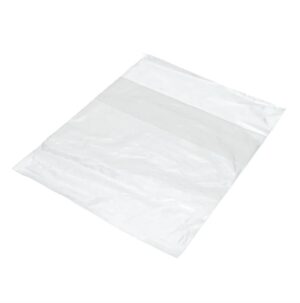 6.25″ x 5.75″ + 1.75″ Lip Clear Small Fold Top Bags