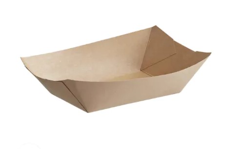zoho_img_5892498000006354086 5 lb Natural Kraft Paper Food Tray, 6.6″ × 3.7″ × 2.2″ - Image 1