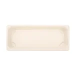 8.8" x 3.7" Bagasse Coated Sushi Tray with Lid - Image 2