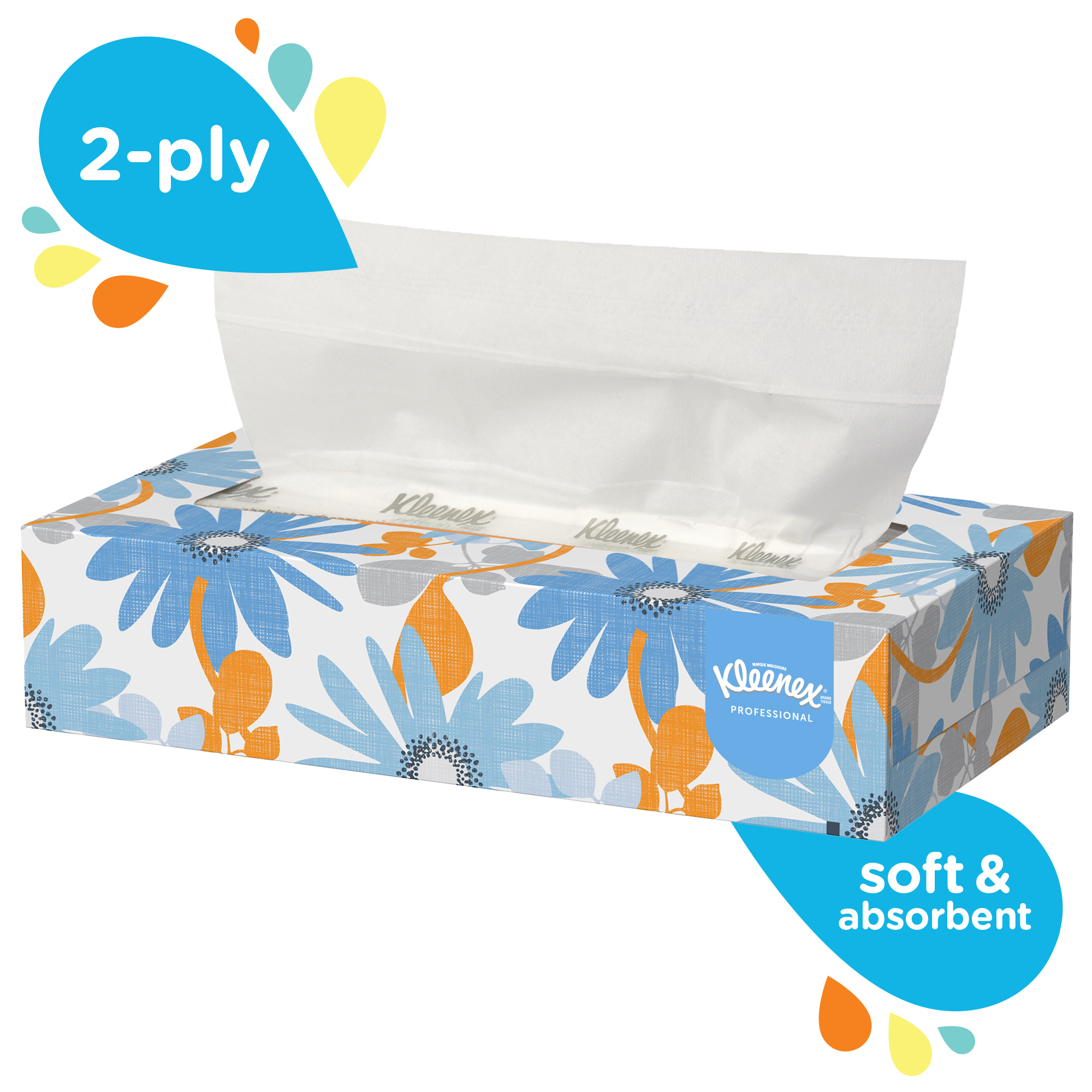 zoho_img_5892498000002893479 Kleenex® White 2-Ply Paper Facial Tissue - Image 1