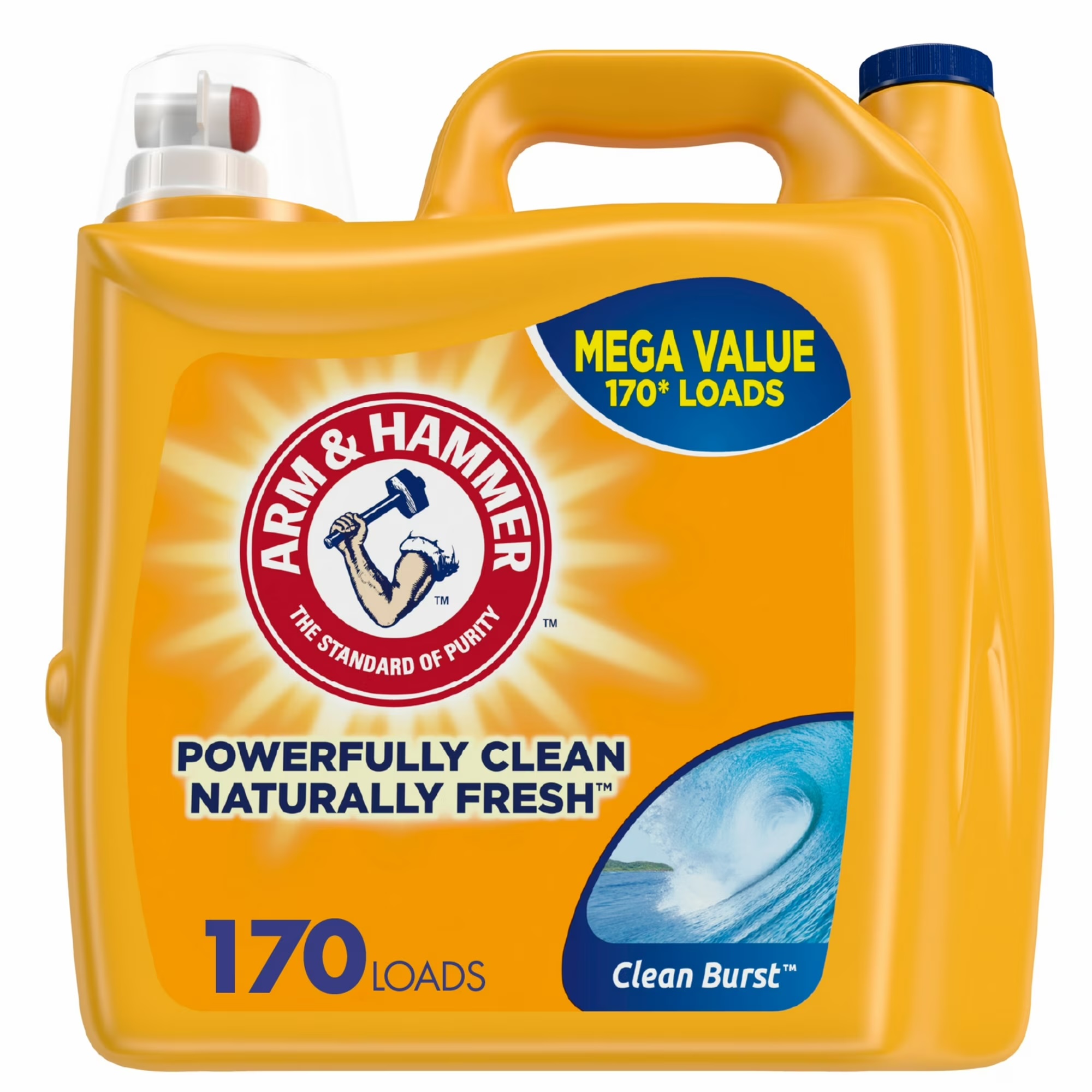 zoho_img_5892498000006364252 Arm & Hammer Liquid Laundry Detergent, Clean Burst, 170 Loads, 255 Fl Oz. - Image 1