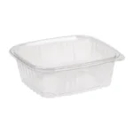 64 oz. Clear Hinged PET Deli Container