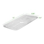 #25S Clear Pet Plastic Meat Tray, 15