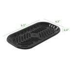 #17S Black Pet Plastic Meat Tray, 8.31