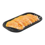 #17S Black Pet Plastic Meat Tray, 8.31