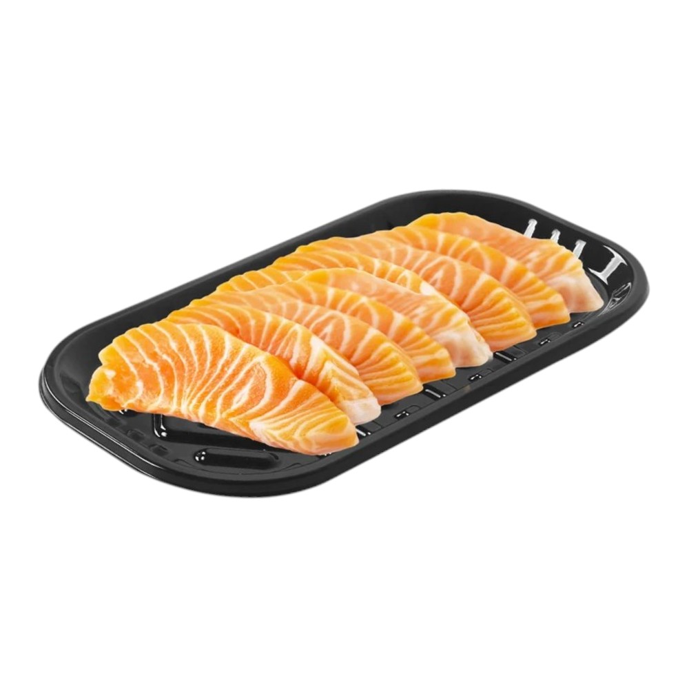 zoho_img_5892498000007585356 #17S Black Pet Plastic Meat Tray, 8.31