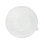 Flat Lid for 16 - 32 oz. Kraft Paper Food Container - Image 2