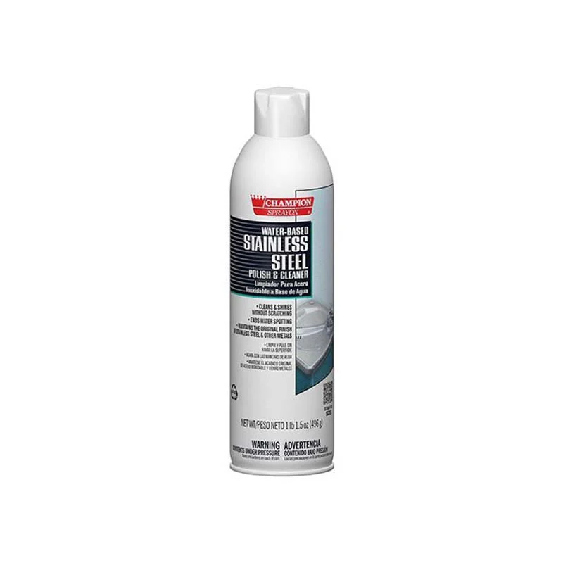 zoho_img_5892498000006364306 Champion Sprayon® 17.5 oz Aerosol Water-Based Stainless Steel Polish & Cleaner - Image 1