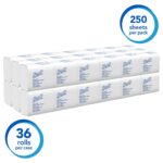 Scott Hygienic Recycled Folded Bath Tissue, 2-ply, White - Image 2