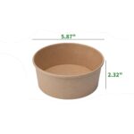 24 oz. Kraft Paper Food Container - Image 2