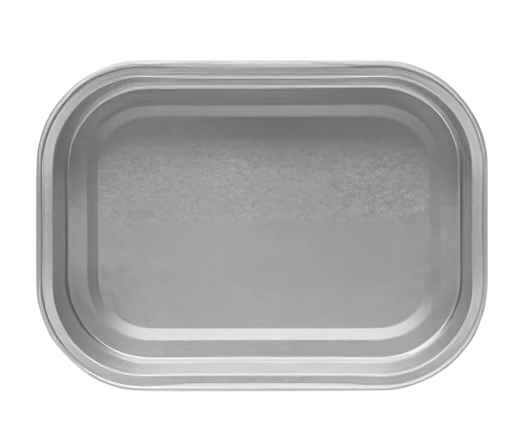 zoho_img_5892498000007232158 HFA® Gourmet-To-Go® Aluminum 16 oz. Silver Side Dish with Dome Lid (4215) - Image 2