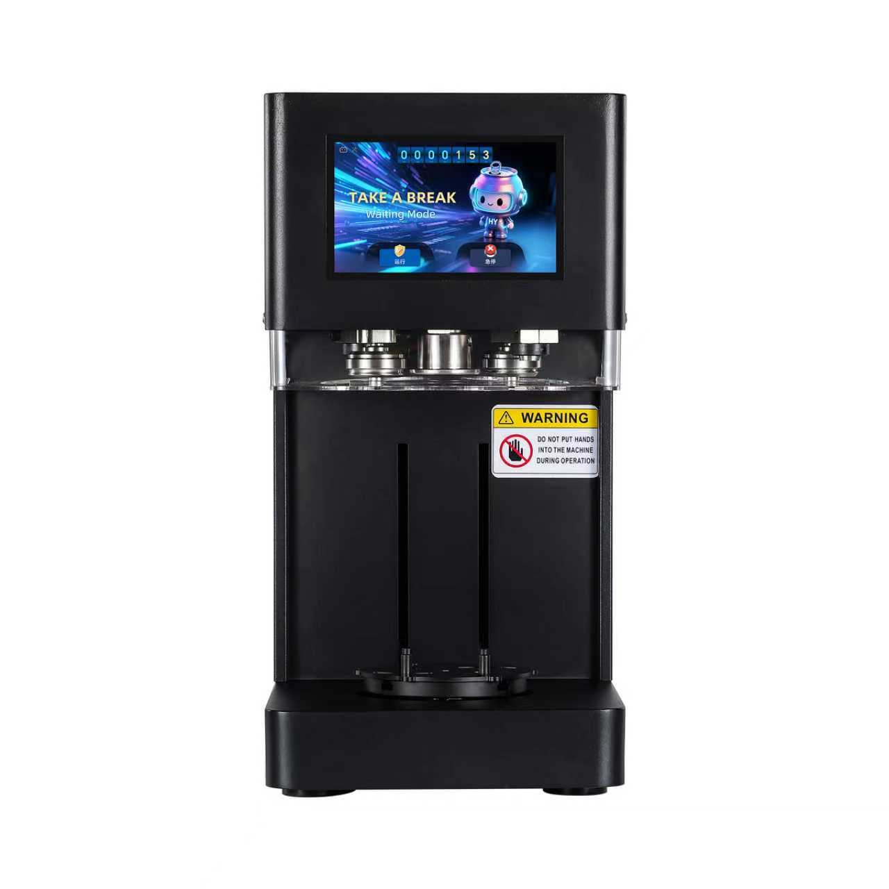 zoho_img_5892498000006357642 Automatic Commercial Can Sealer Machine, Touch Screen, 55mm, Black - Image 2
