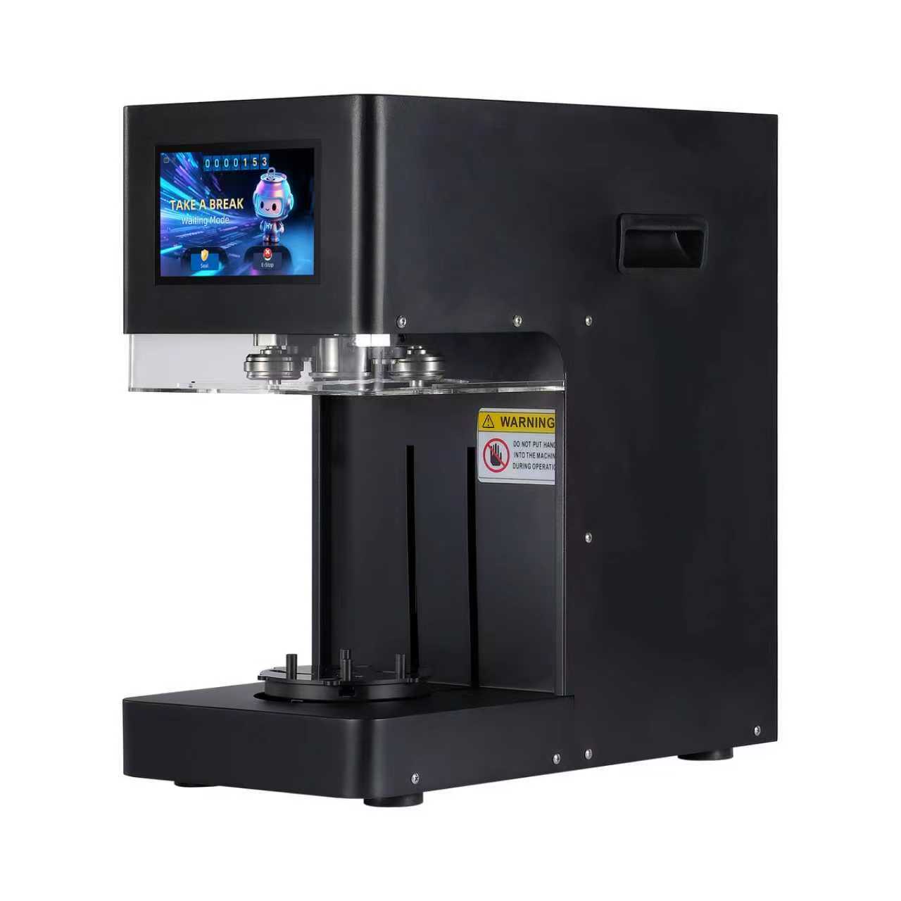 zoho_img_5892498000006357662 Automatic Commercial Can Sealer Machine, Touch Screen, 55mm, Black - Image 3