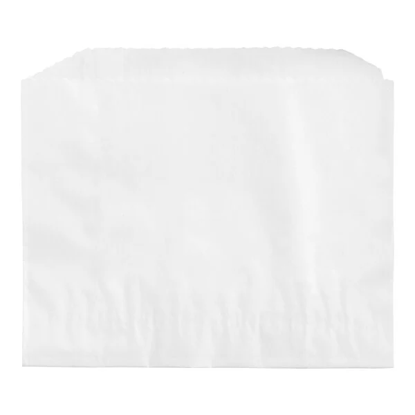 zoho_img_5892498000006431738 #8 Grease Resistant Bag White 5“ x 4.5″ - Image 1