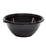 WNA 160 oz. Black PET Catering Bowl