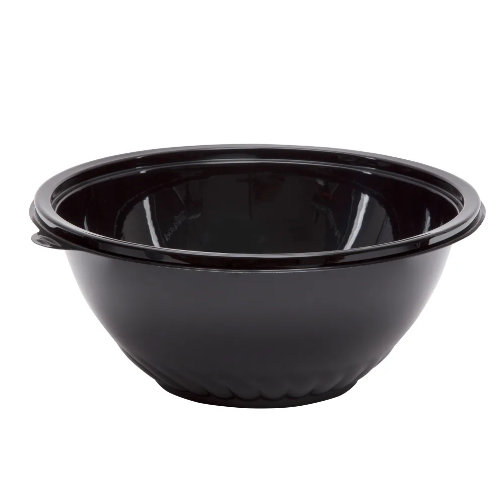 zoho_img_5892498000006491539 WNA 160 oz. Black PET Catering Bowl - Image 1