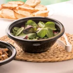 WNA 160 oz. Black PET Catering Bowl - Image 2