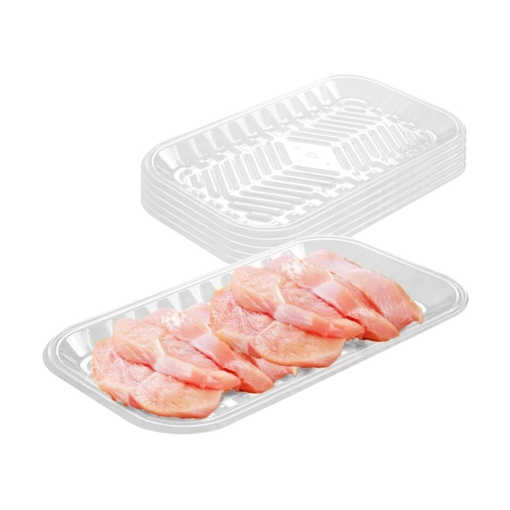 zoho_img_5892498000006956210 #10S Clear Pet Plastic Meat Tray 10.75