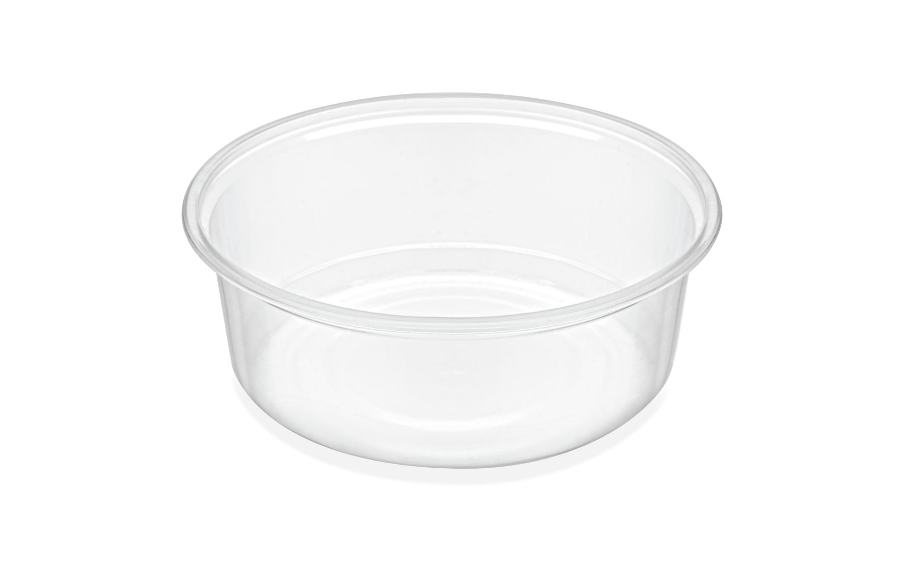 8 oz. Microwavable Translucent Plastic Deli Container