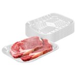 #2S Clear Pet Plastic Meat Tray 5.9'' X 8