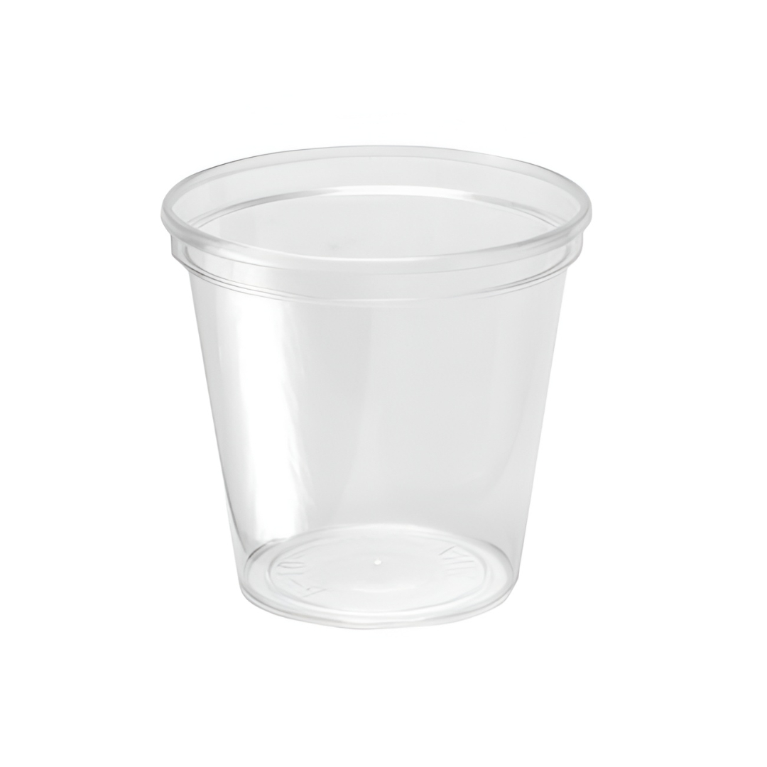 1 oz. Clear Plastic Shot Glass