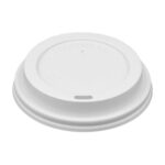White Lids for 10 - 24 oz. Paper Hot Cups