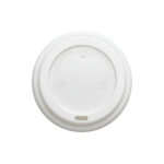 White Lids for 10 - 24 oz. Paper Hot Cups - Image 2