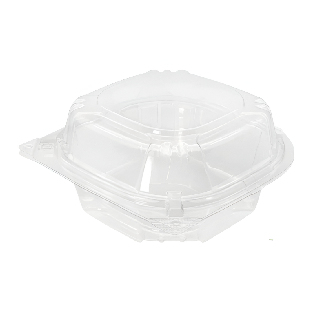 zoho_img_5892498000007555122 6″ Clear PET Hinged Container - Image 1