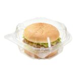 5″ Clear PET Hinged Container - Image 2
