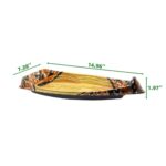 Yellow Boat-Shaped Sushi Tray (Base) - Image 2