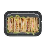 24 oz. Rectangular Microwavable Container with Lid - Image 3