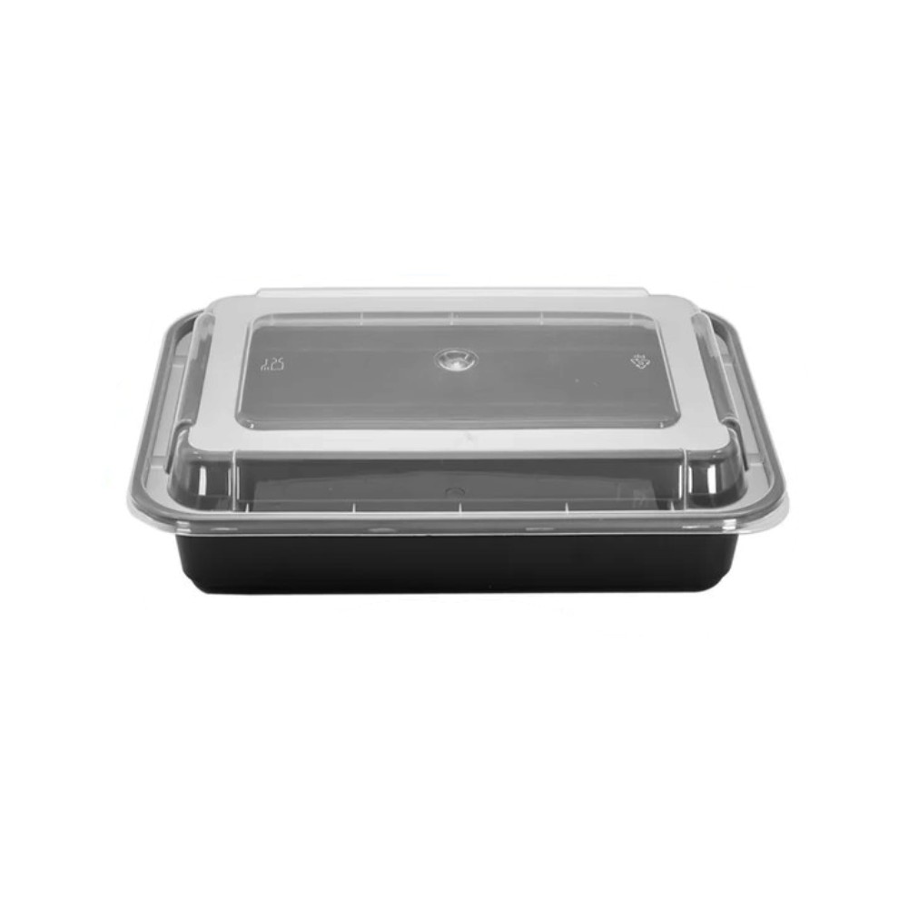 zoho_img_5892498000007580988 28 oz. Rectangular Microwavable Container with Lid - Image 1