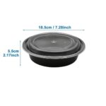 24 oz. Round Microwavable Container with Lid - Image 2