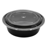 32 oz. Round Microwavable Container with Lid