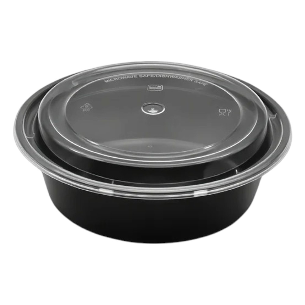 zoho_img_5892498000007585135 32 oz. Round Microwavable Container with Lid - Image 1