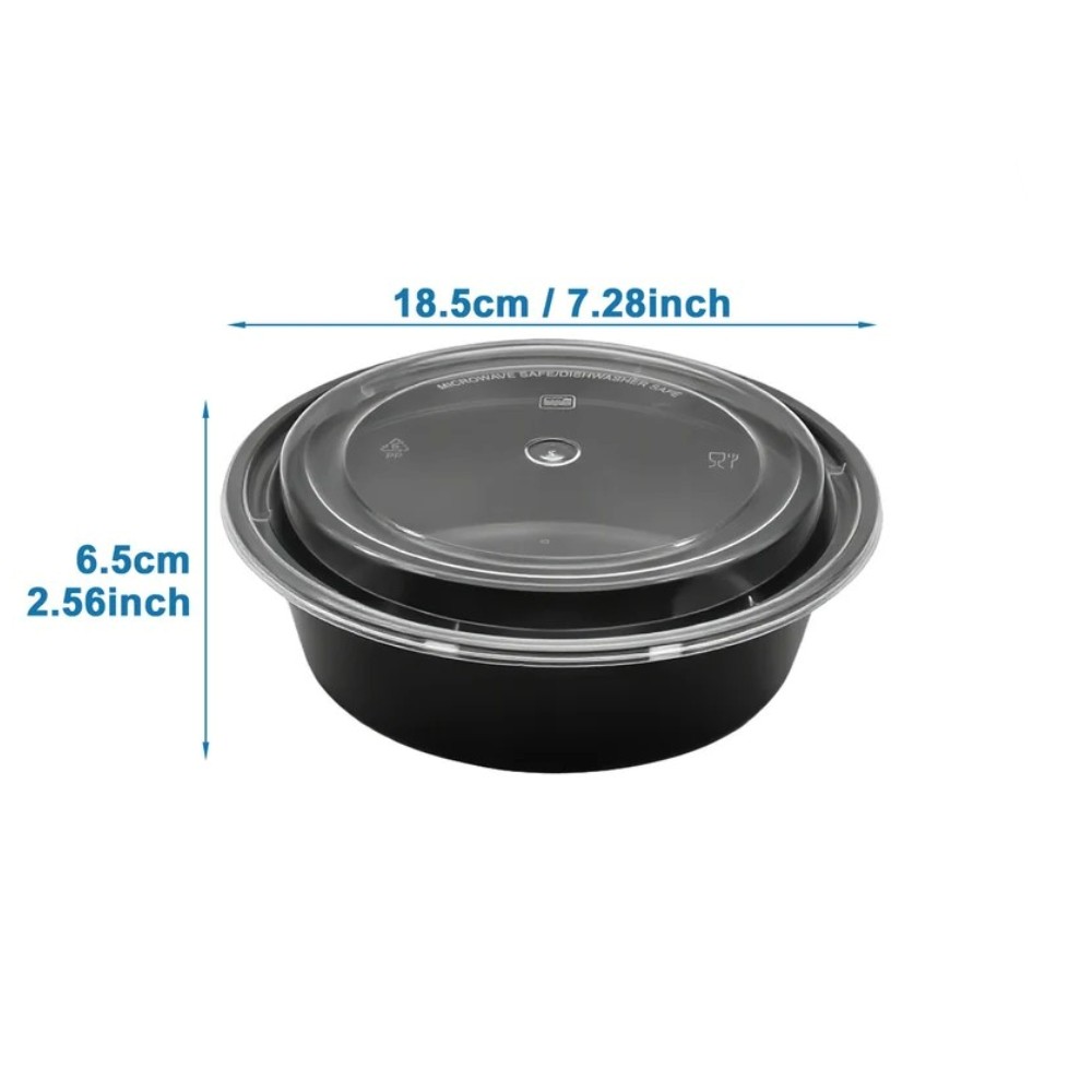 zoho_img_5892498000007585148 32 oz. Round Microwavable Container with Lid - Image 2