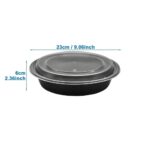 48 oz. Round Microwavable Container with Lid - Image 2